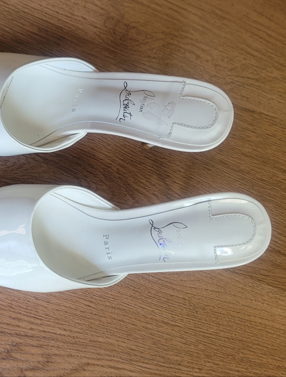 Christian Louboutin Me Dolly 100MM Patent Leather Mules Size 38